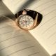 Handmade Stainless Steel 18K Gold Watch Ring
